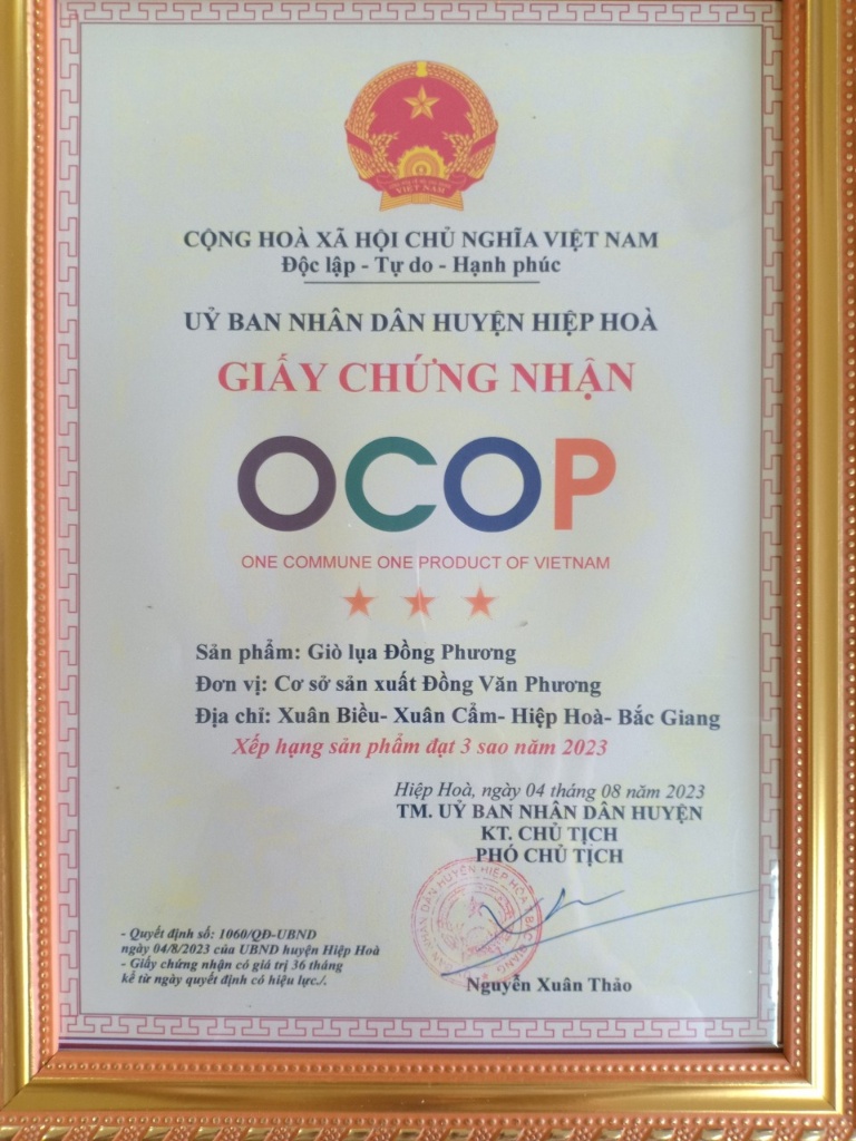 Sản phẩm OCOP của Xuân Cẩm, khơi dậy tiềm năng, lợi thế khu vực nông thôn